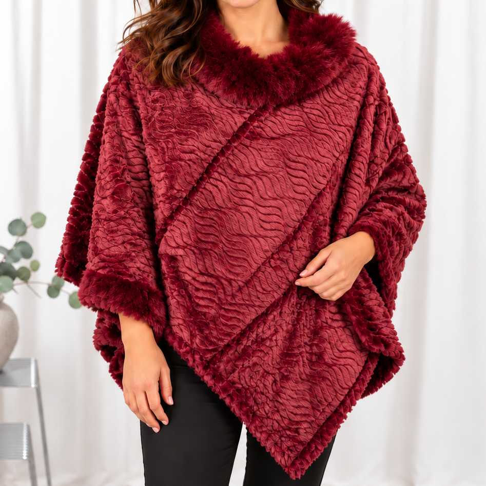 Lulu poncho, Bordeaux