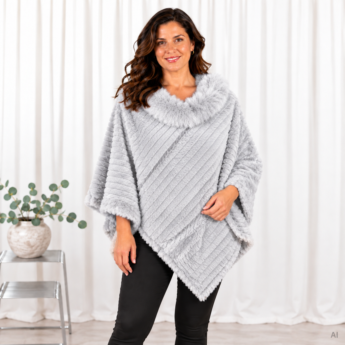 Ruby poncho, Lysegrå