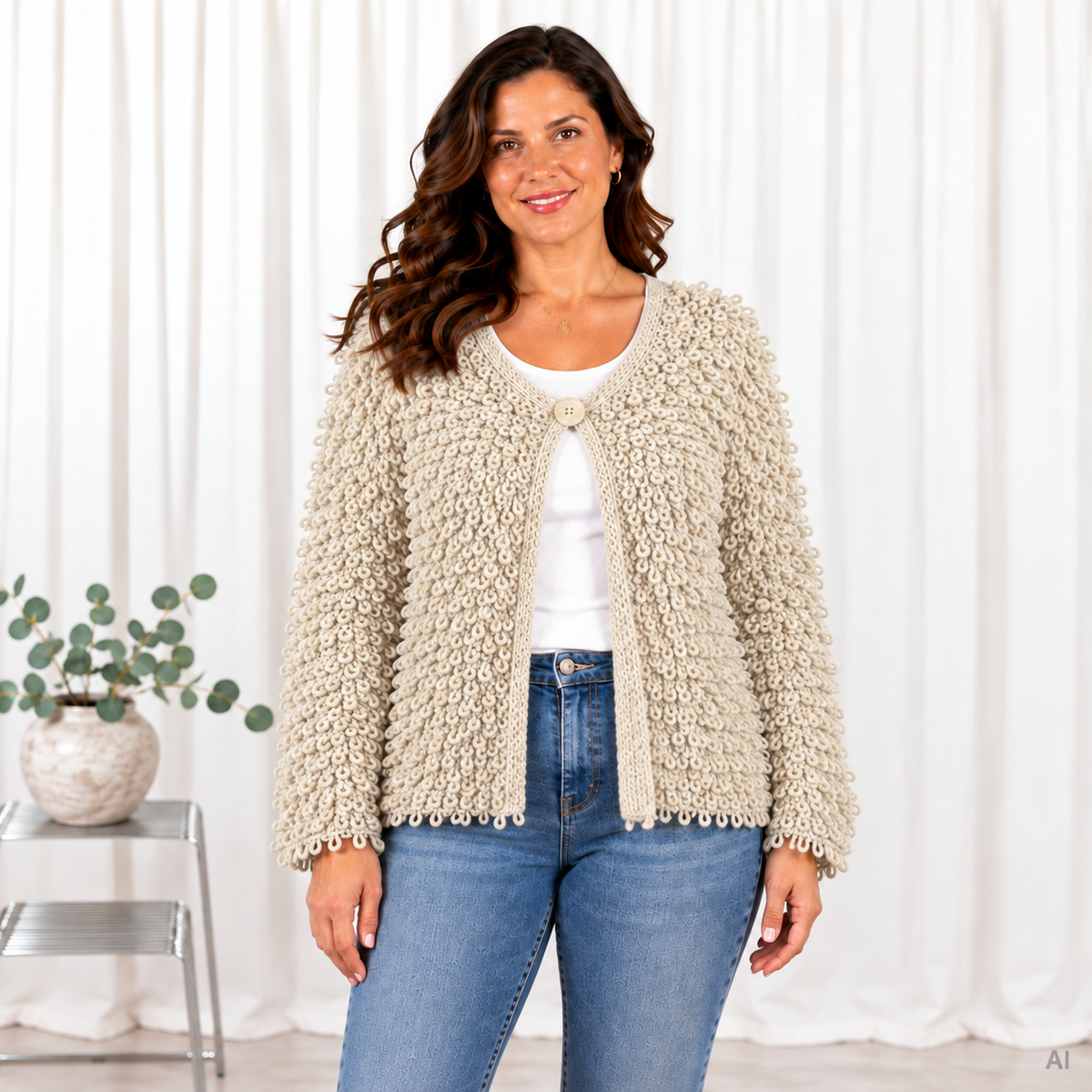Celina cardigan, Beige
