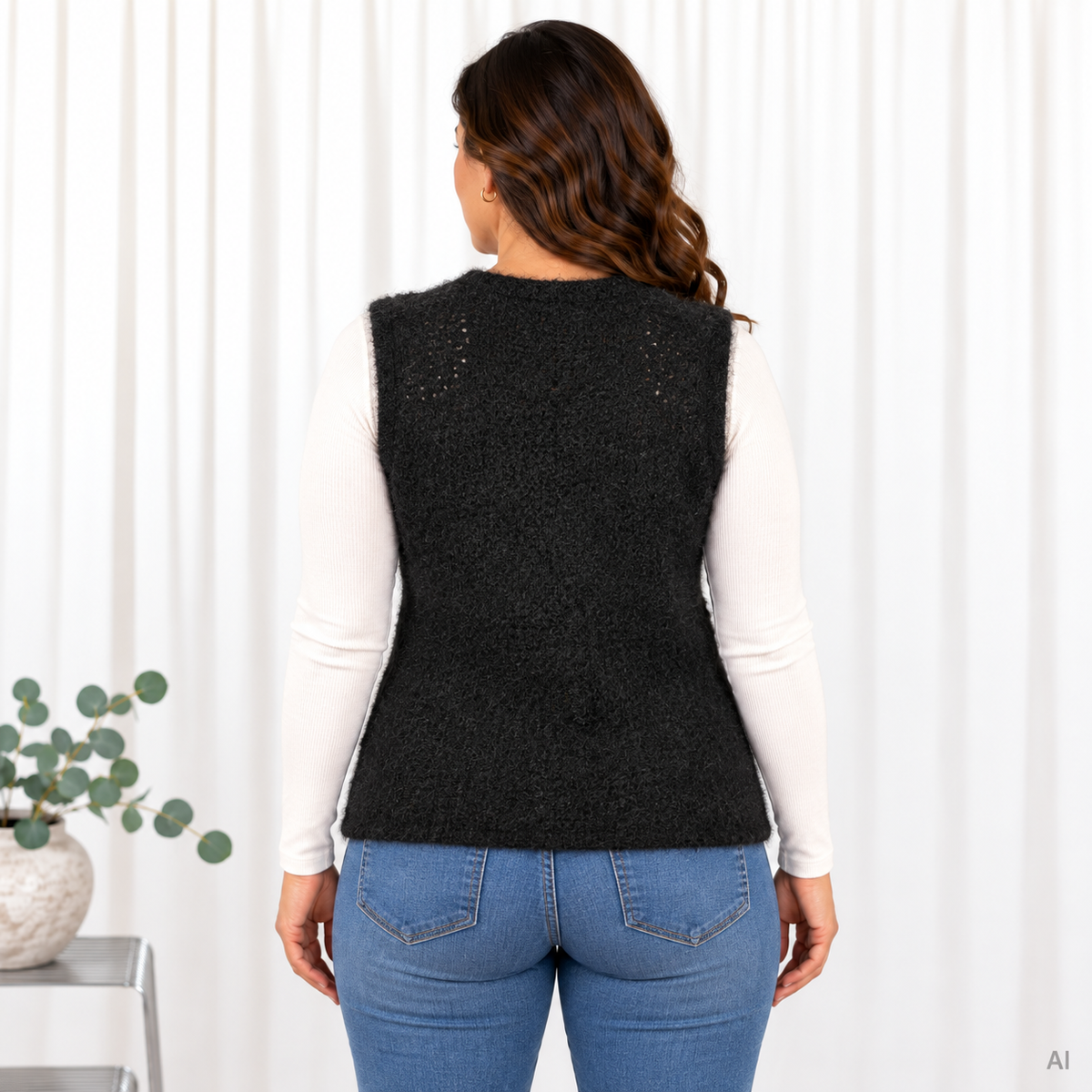 Paloma vest, Sort