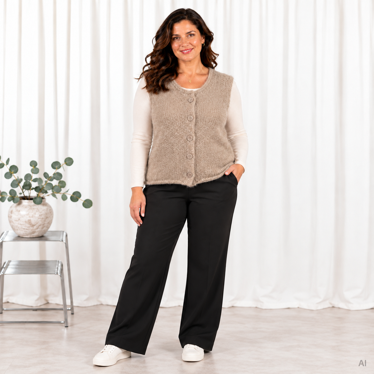 Paloma vest, Beige