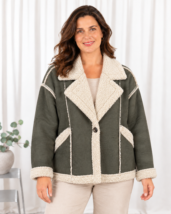 Kitty pilot jakke, Khaki