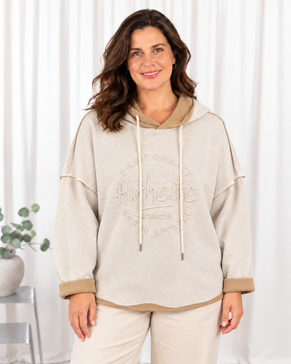 Harper sweatshirt, Beige