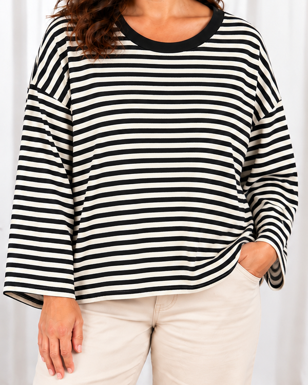 Lucie long sleeve t-shirt, Sort