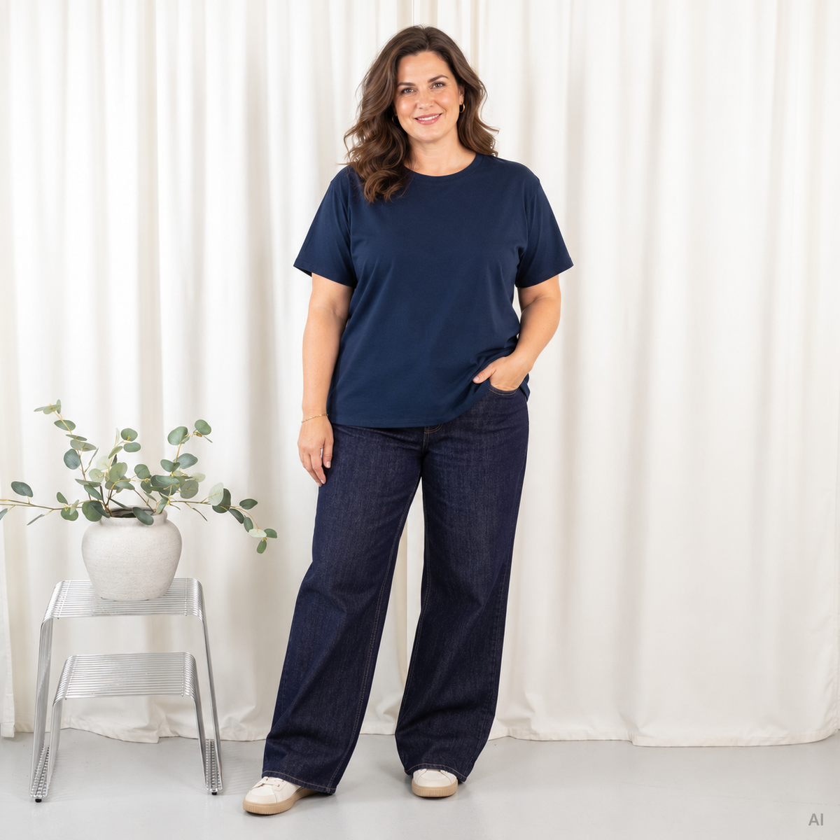 Ronja t-shirt, Navy