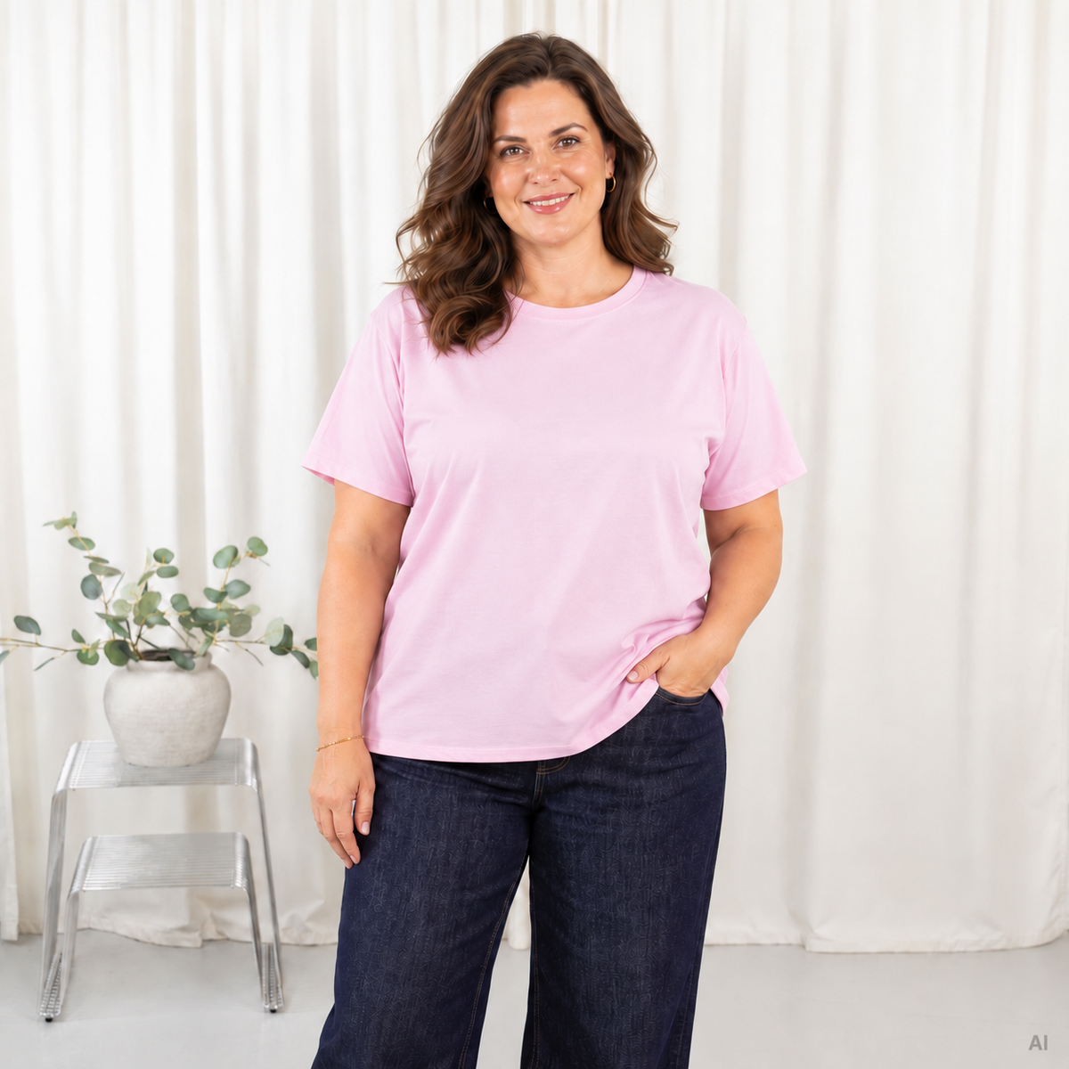 Ronja t-shirt, Lyserød
