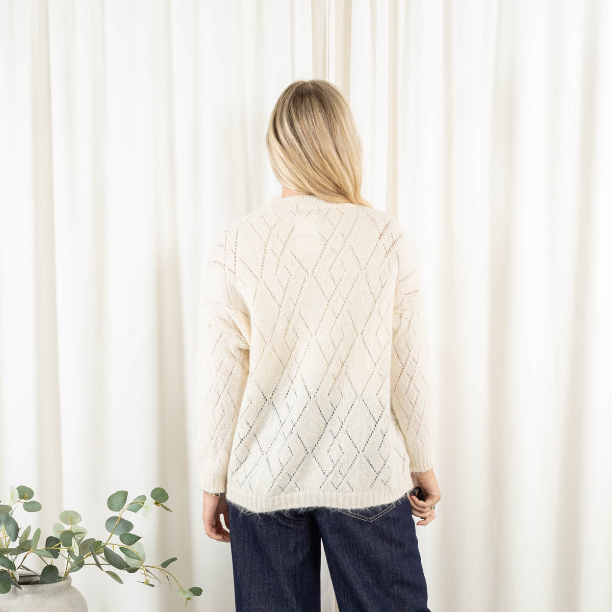 Lonnie strik, Beige