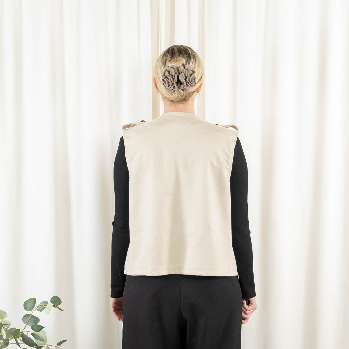 Becks vest, Beige