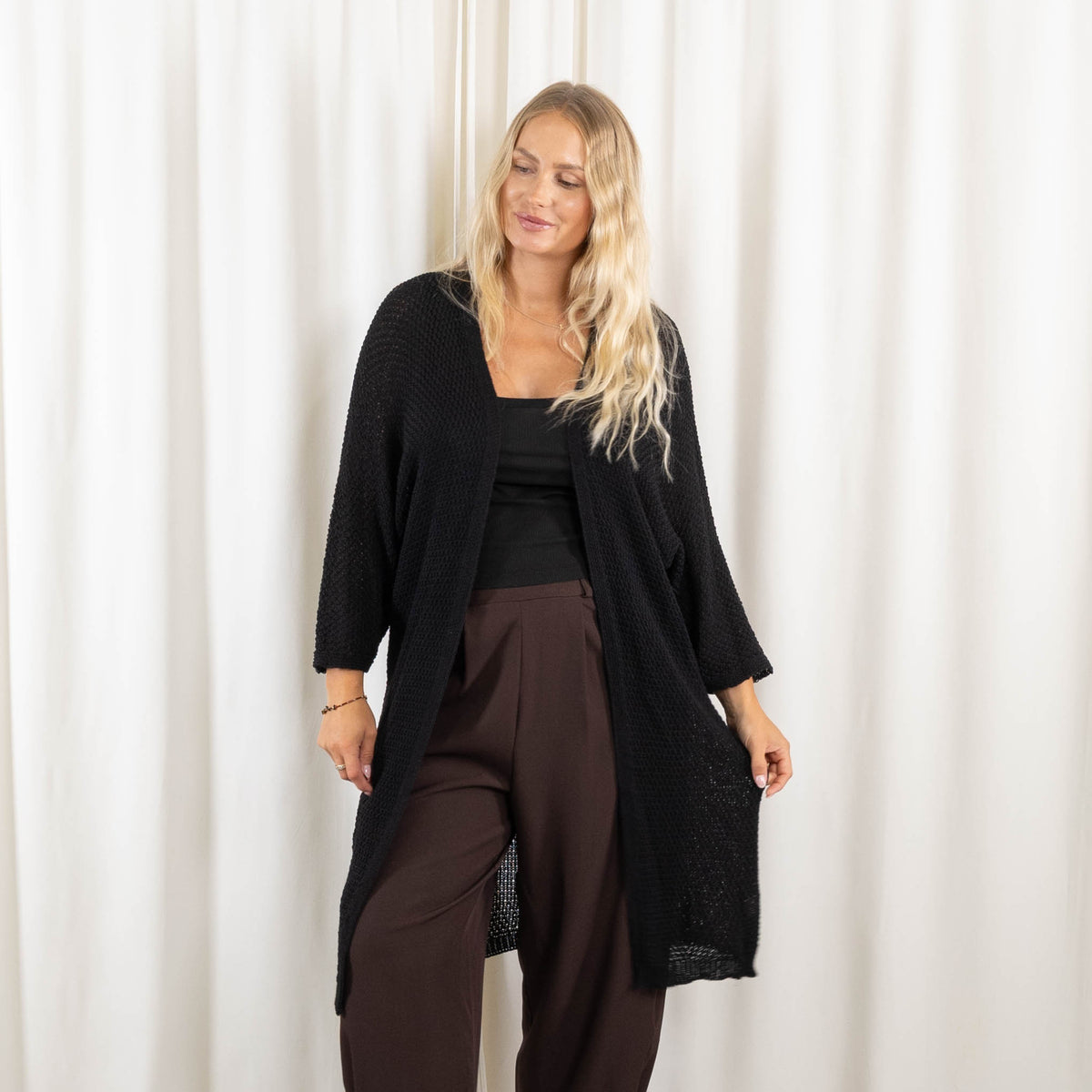 Ninni cardigan, Sort