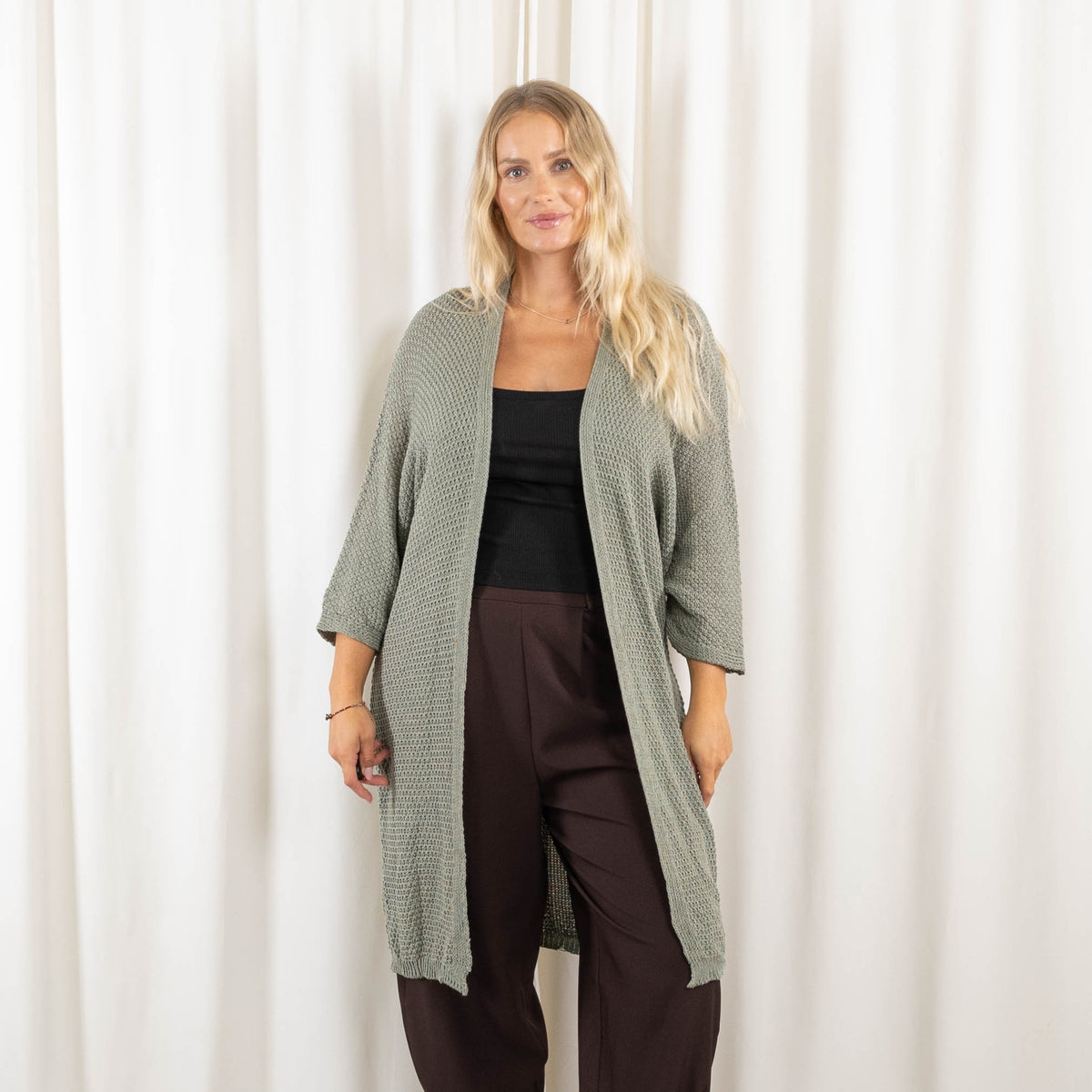 Ninni cardigan, Khaki