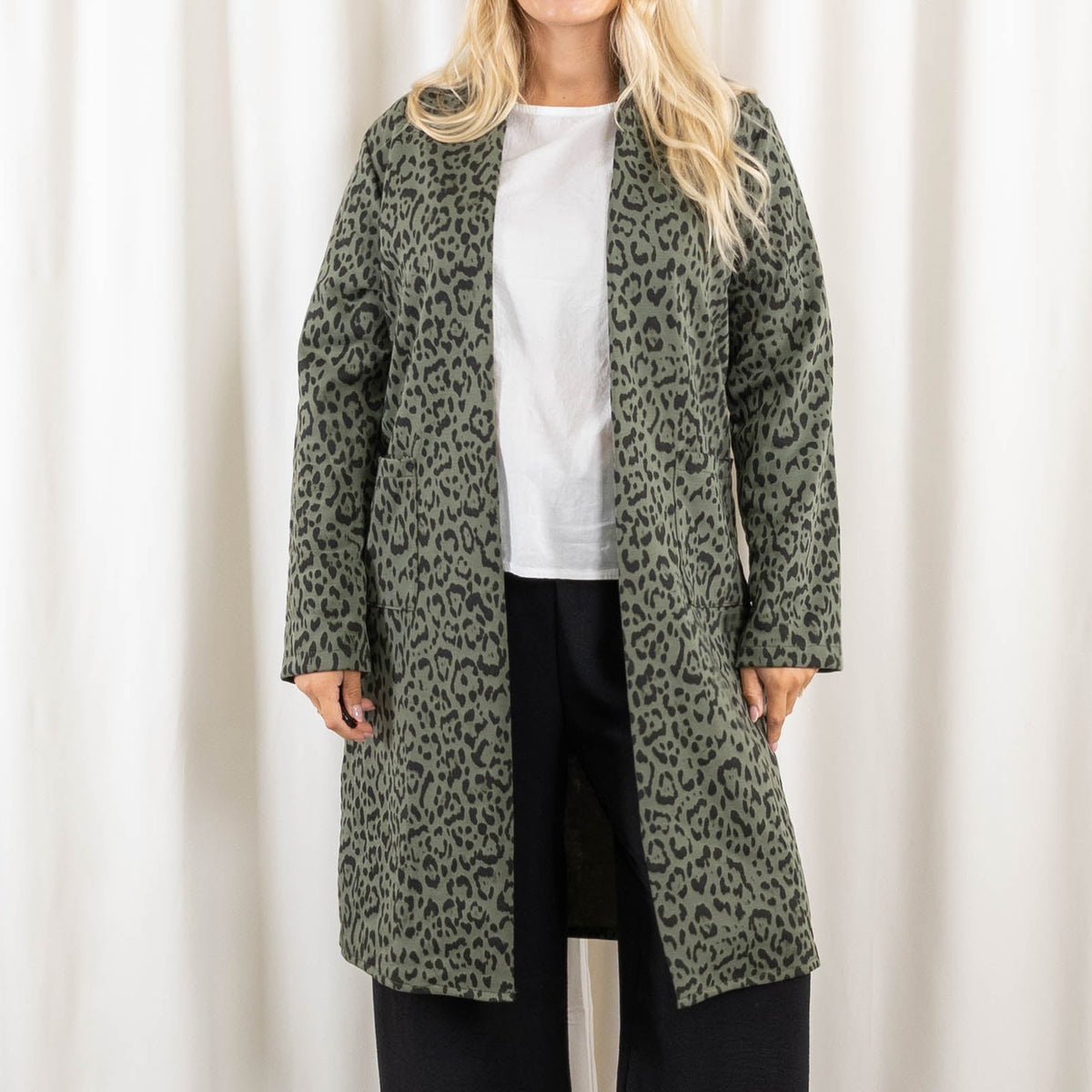 Britta cardigan, Khaki