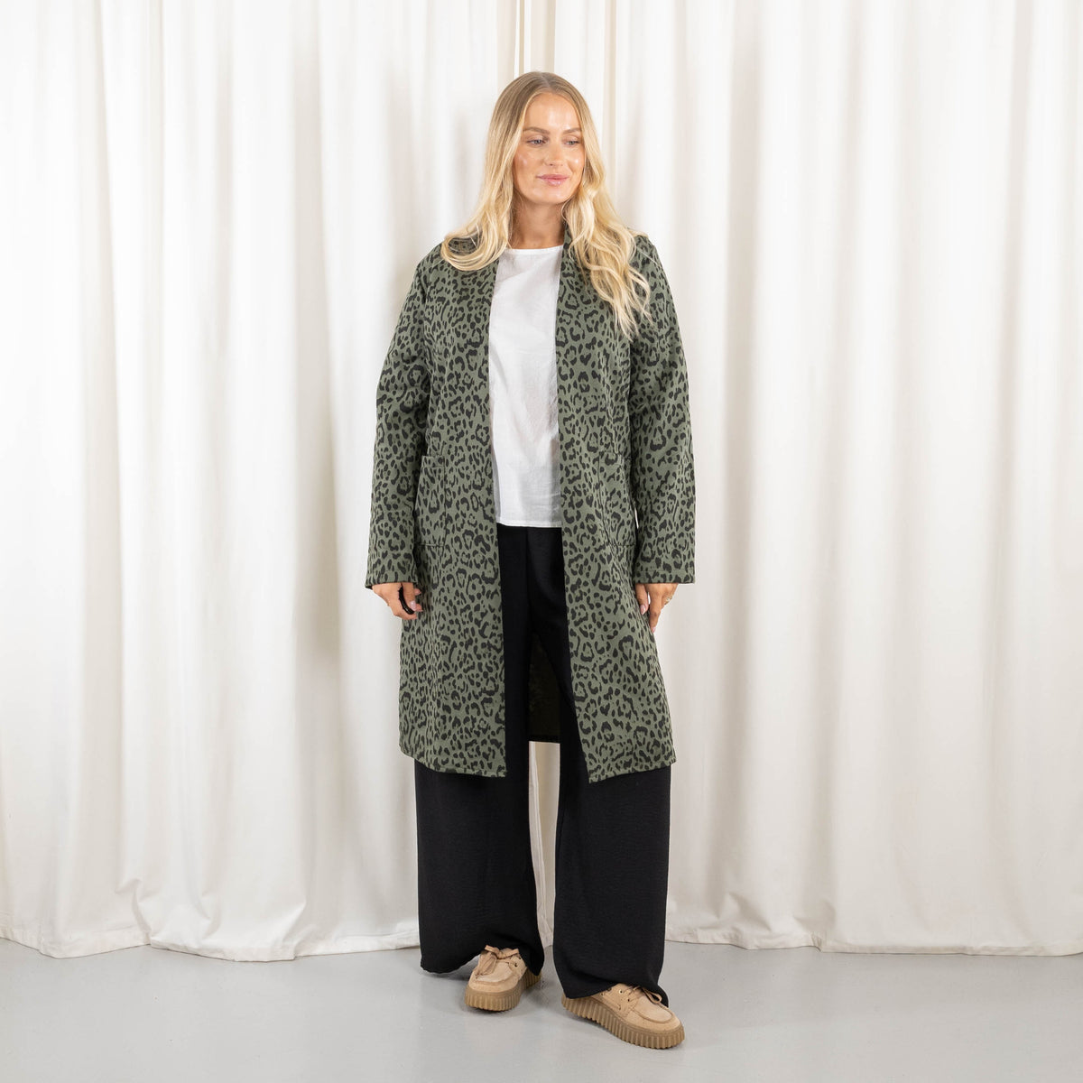 Britta cardigan, Khaki
