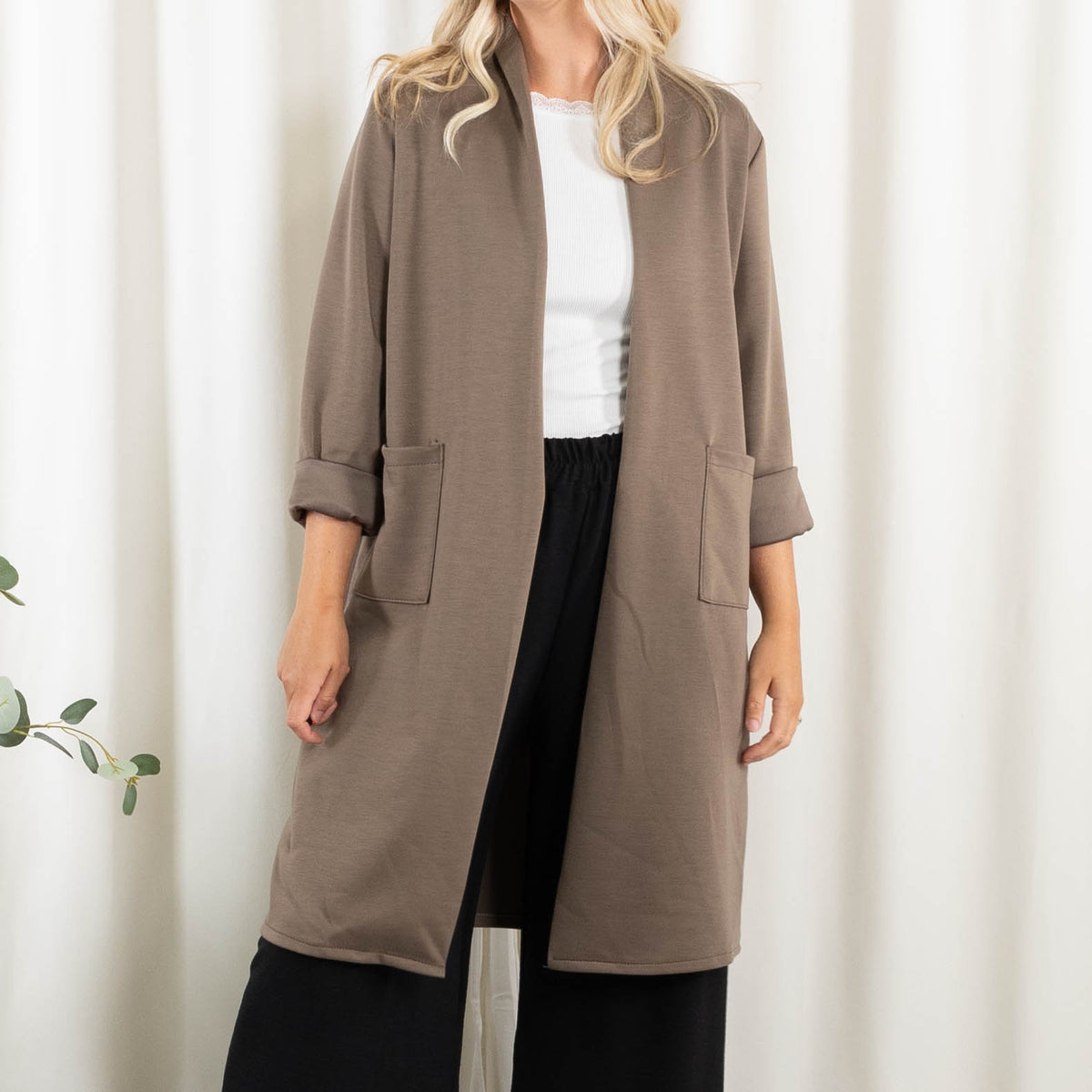 Ginny cardigan, Taupe