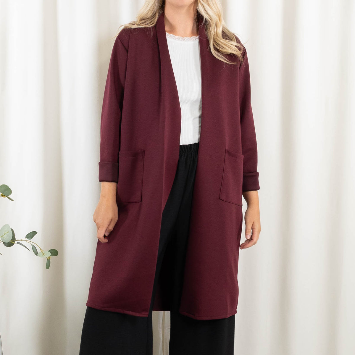 Ginny cardigan, Bordeaux