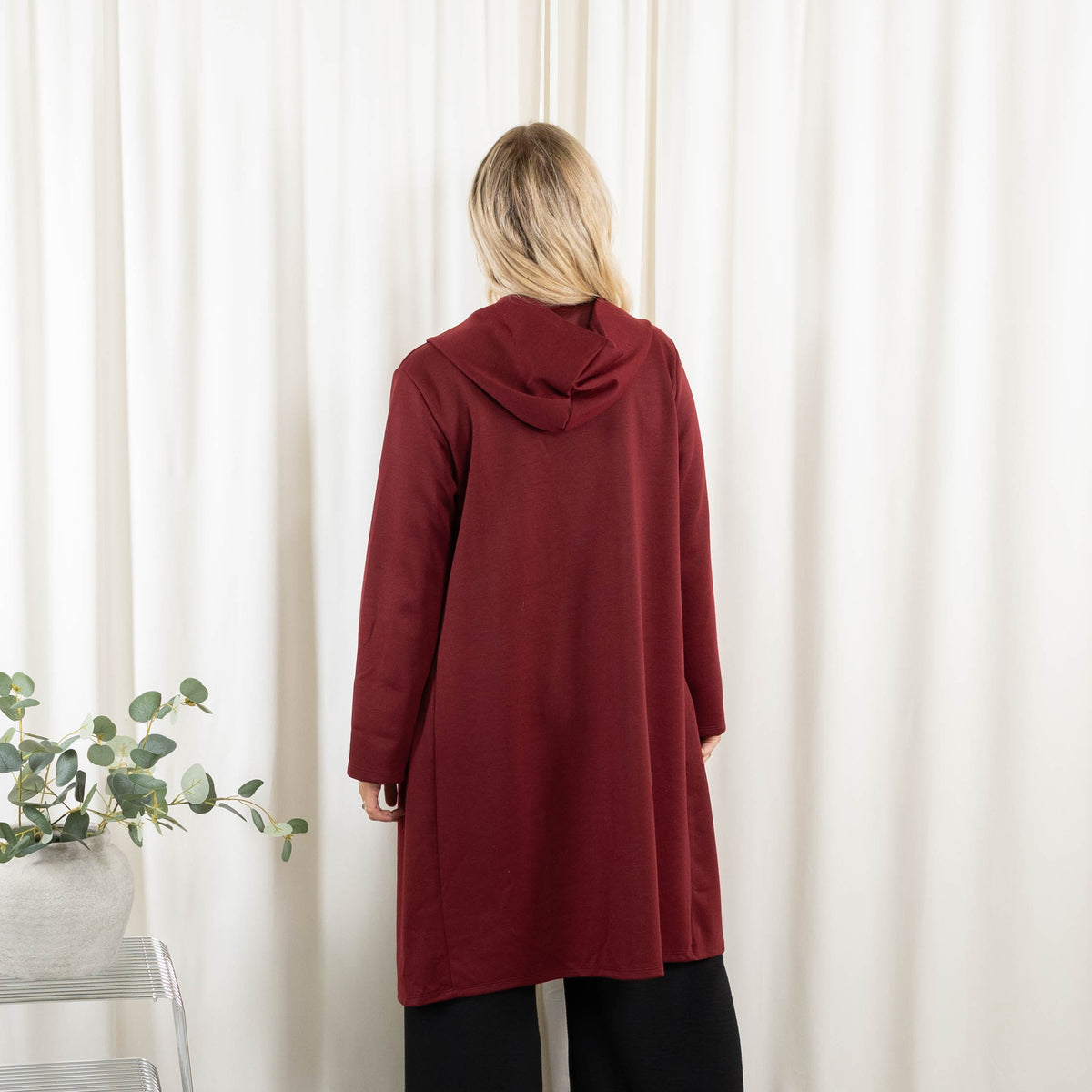 Lexi sweat/cardigan, Bordeaux