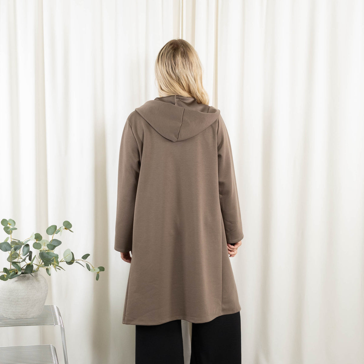 Lexi sweat/cardigan, Taupe
