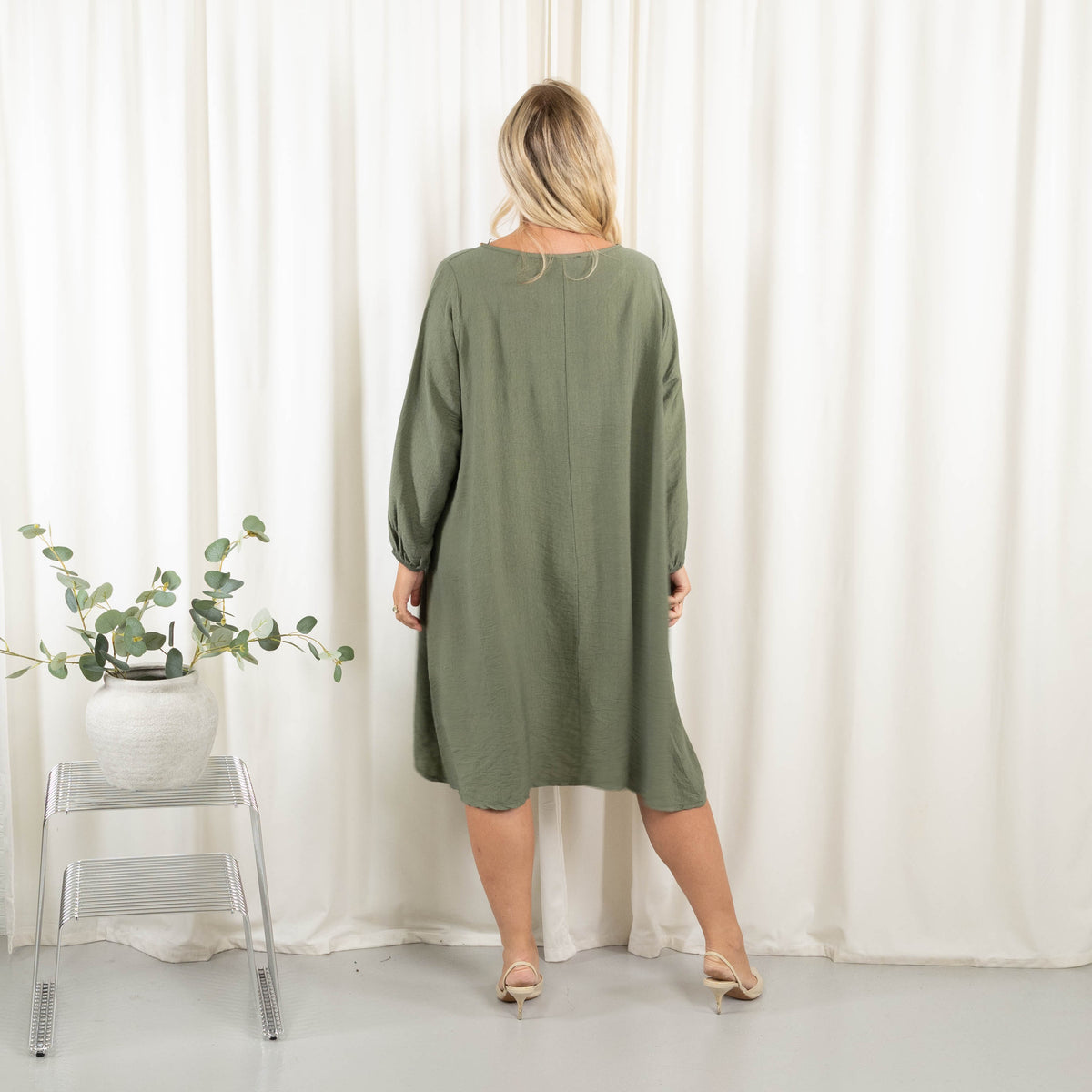 Amanda tunika/kjole, Khaki