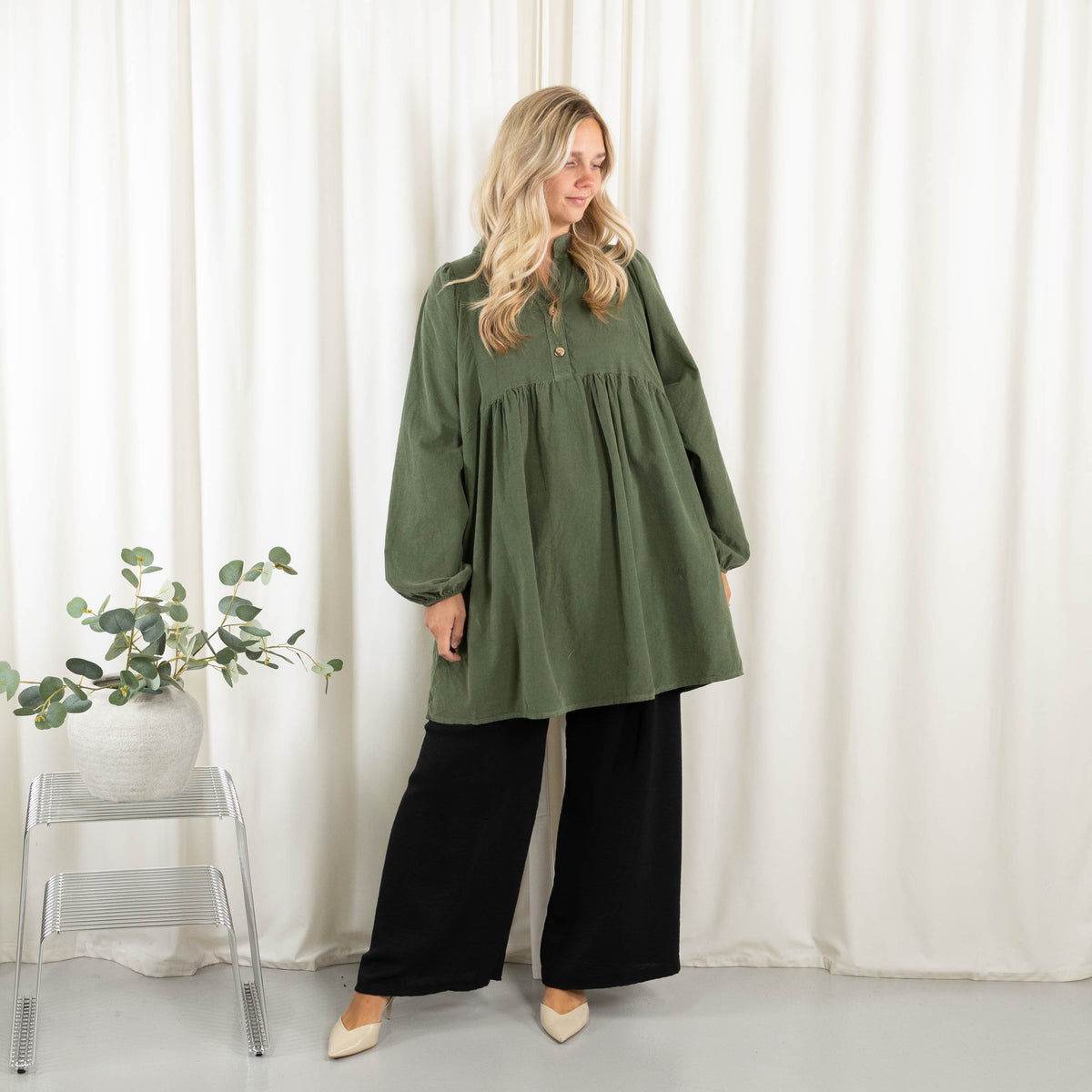 Nanny tunika/kjole, Khaki