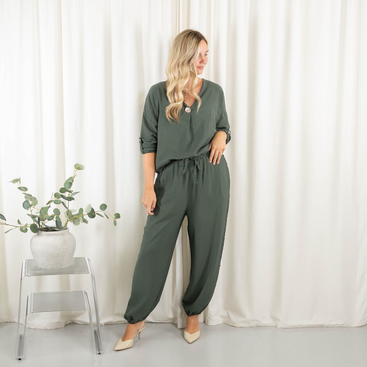 Coleen bukser, Khaki
