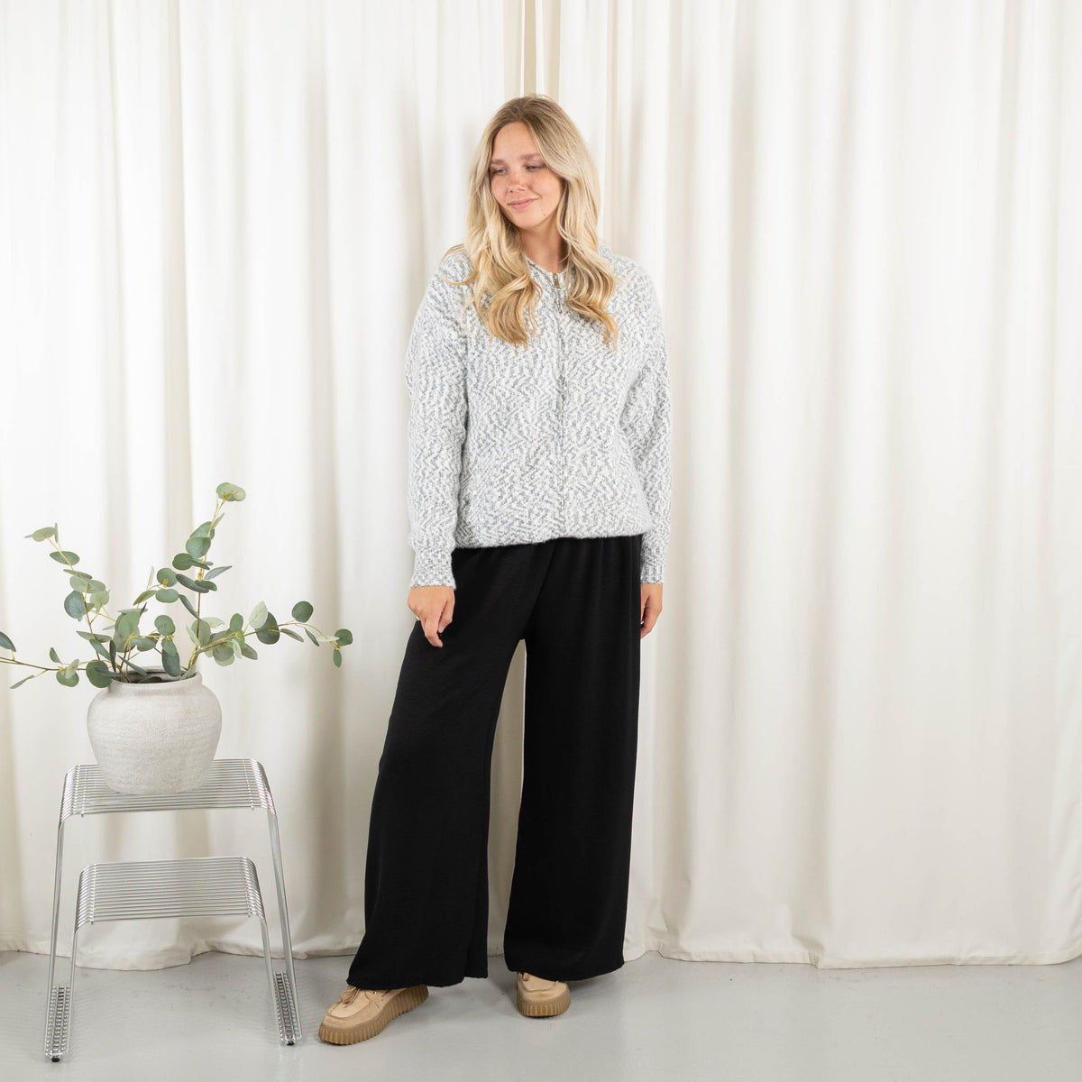 Esther cardigan, Grå
