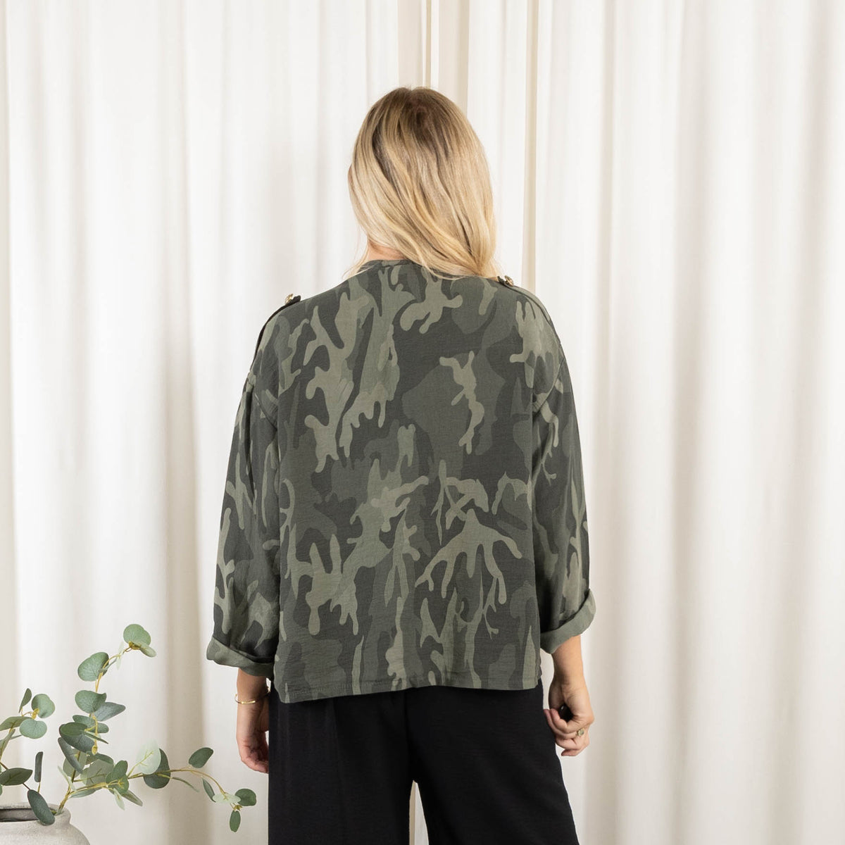 Sienna militærjakke, Khaki