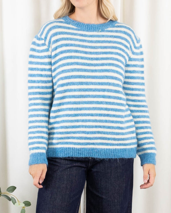 Caroline strik, Blå