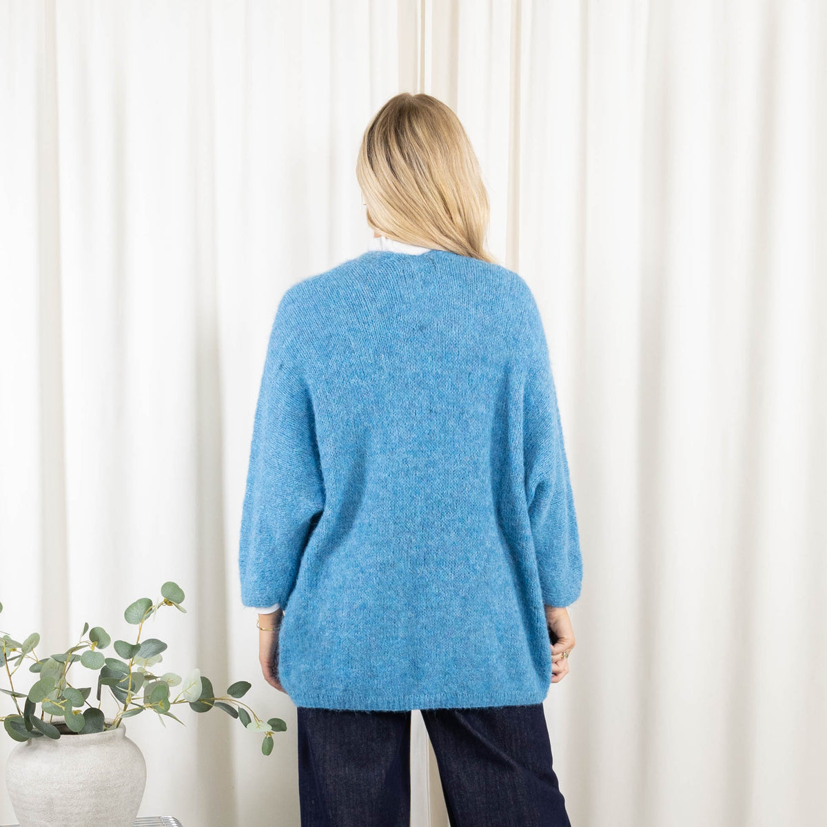 Laura cardigan, Blå