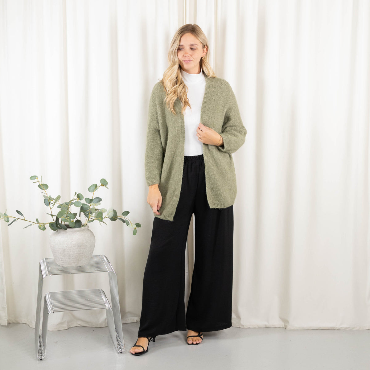 Laura cardigan, Khaki