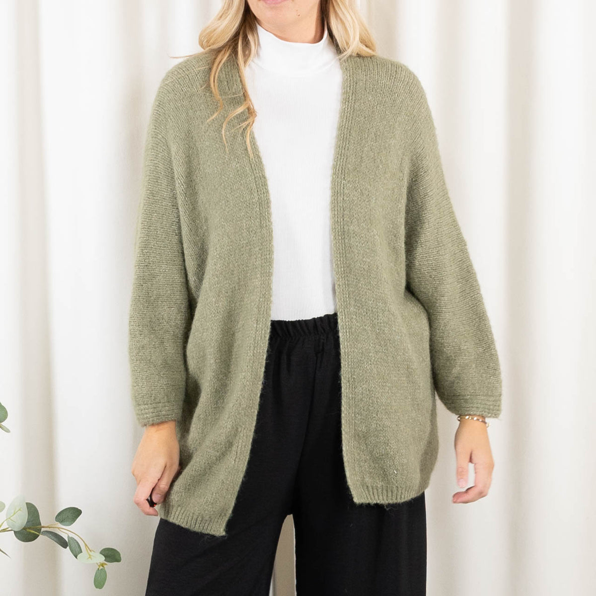 Laura cardigan, Khaki