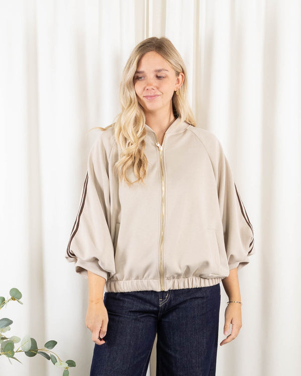 Cille jakke, Beige
