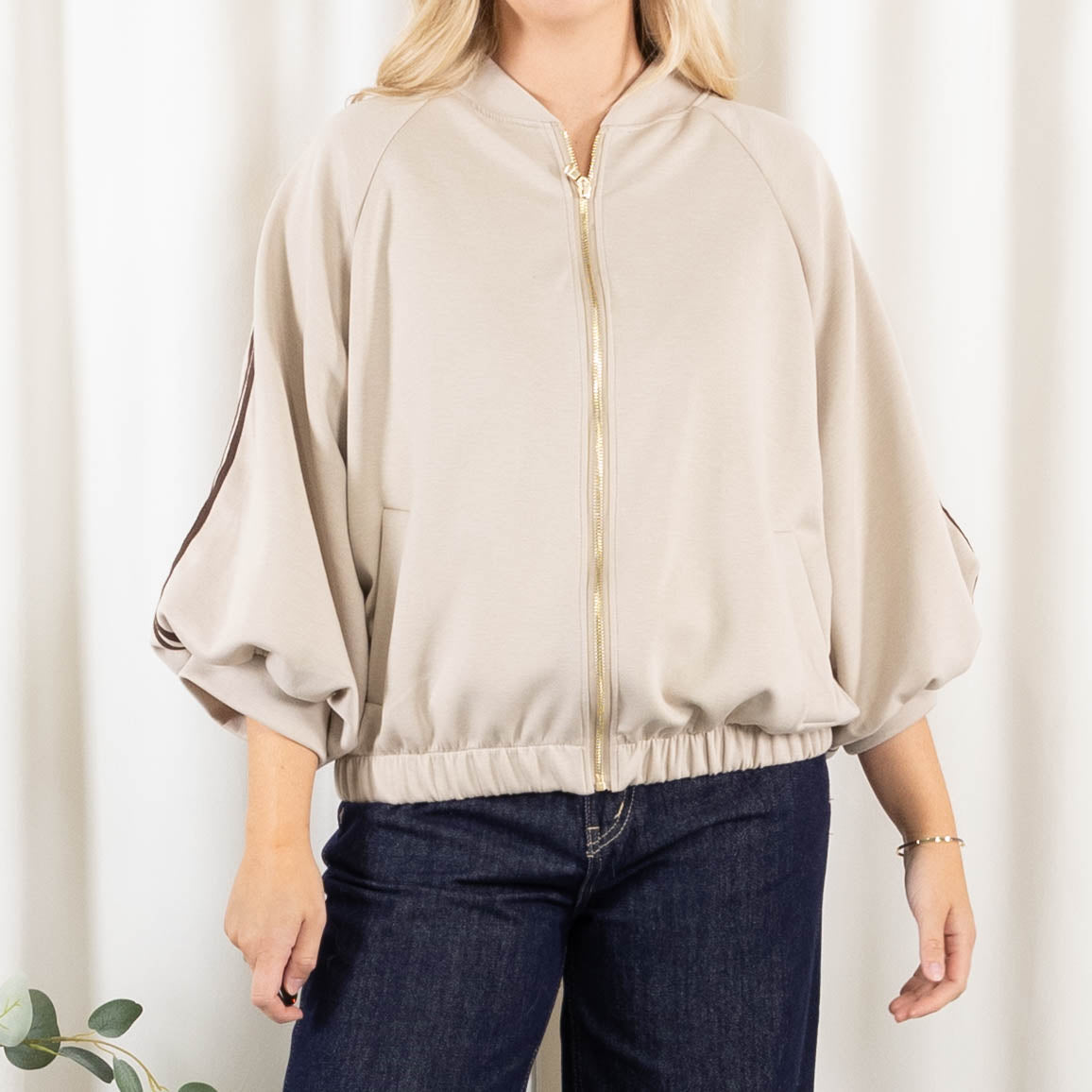 Cille jakke, Beige