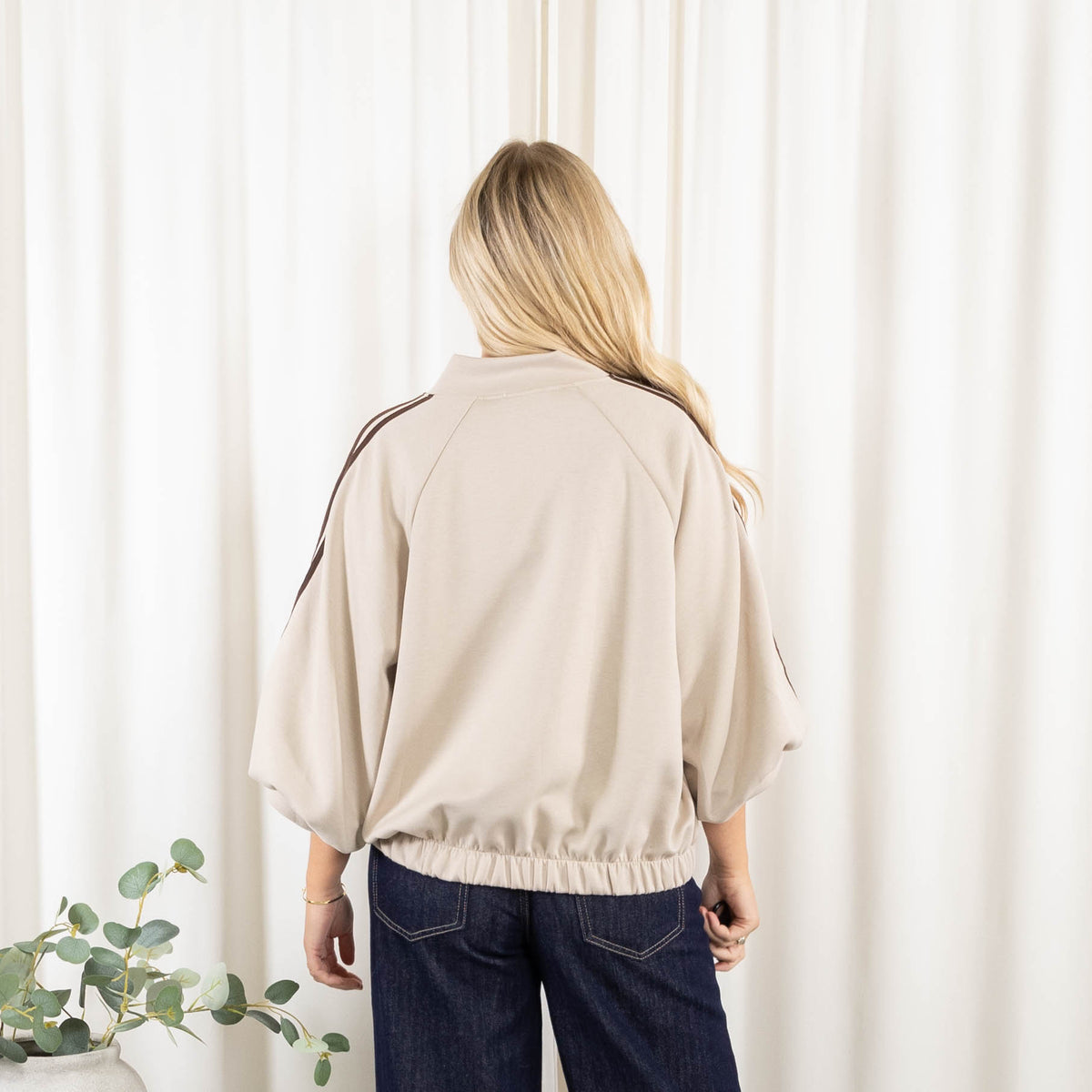 Cille jakke, Beige