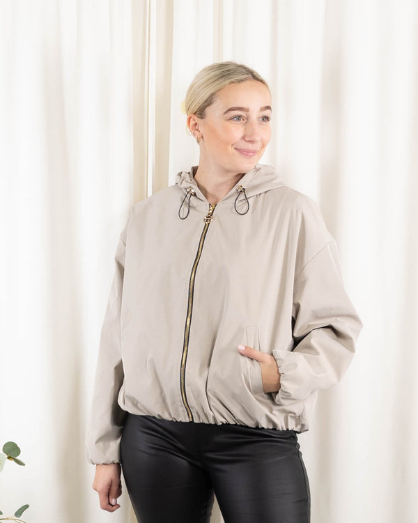 Jette jakke, Beige