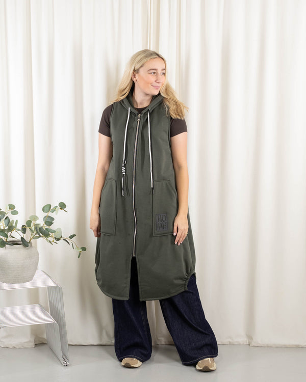 Channy sweat/vest, Khaki