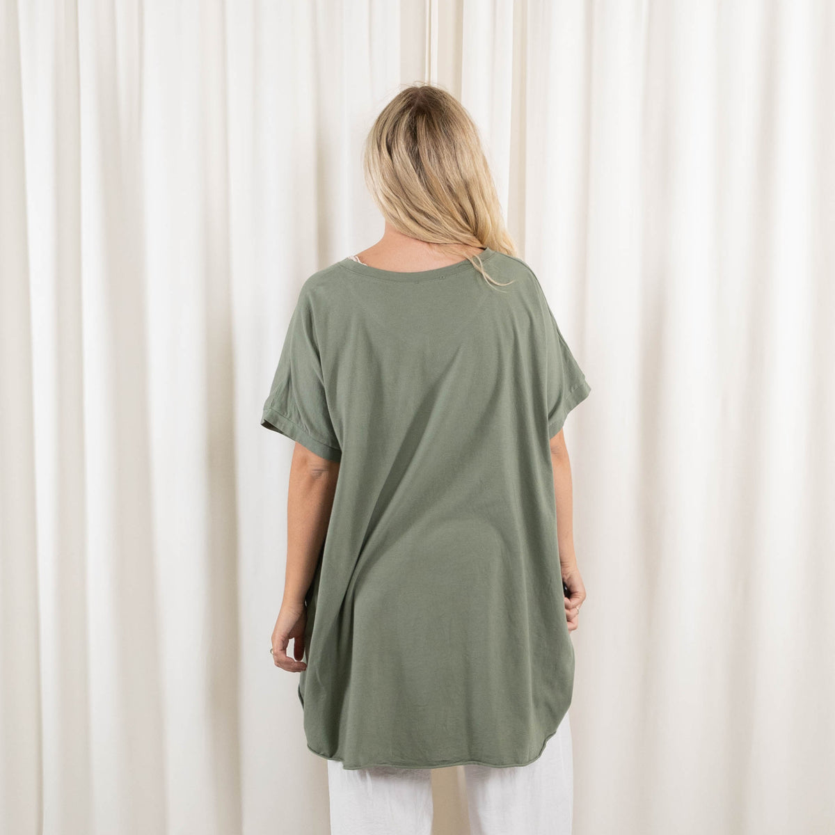 Aura t-shirt/tunika, Khaki