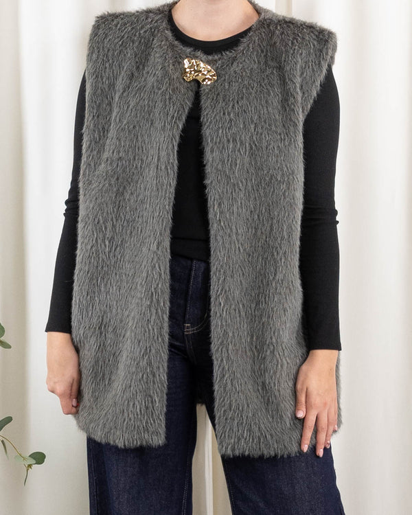 Lenora vest, Grå