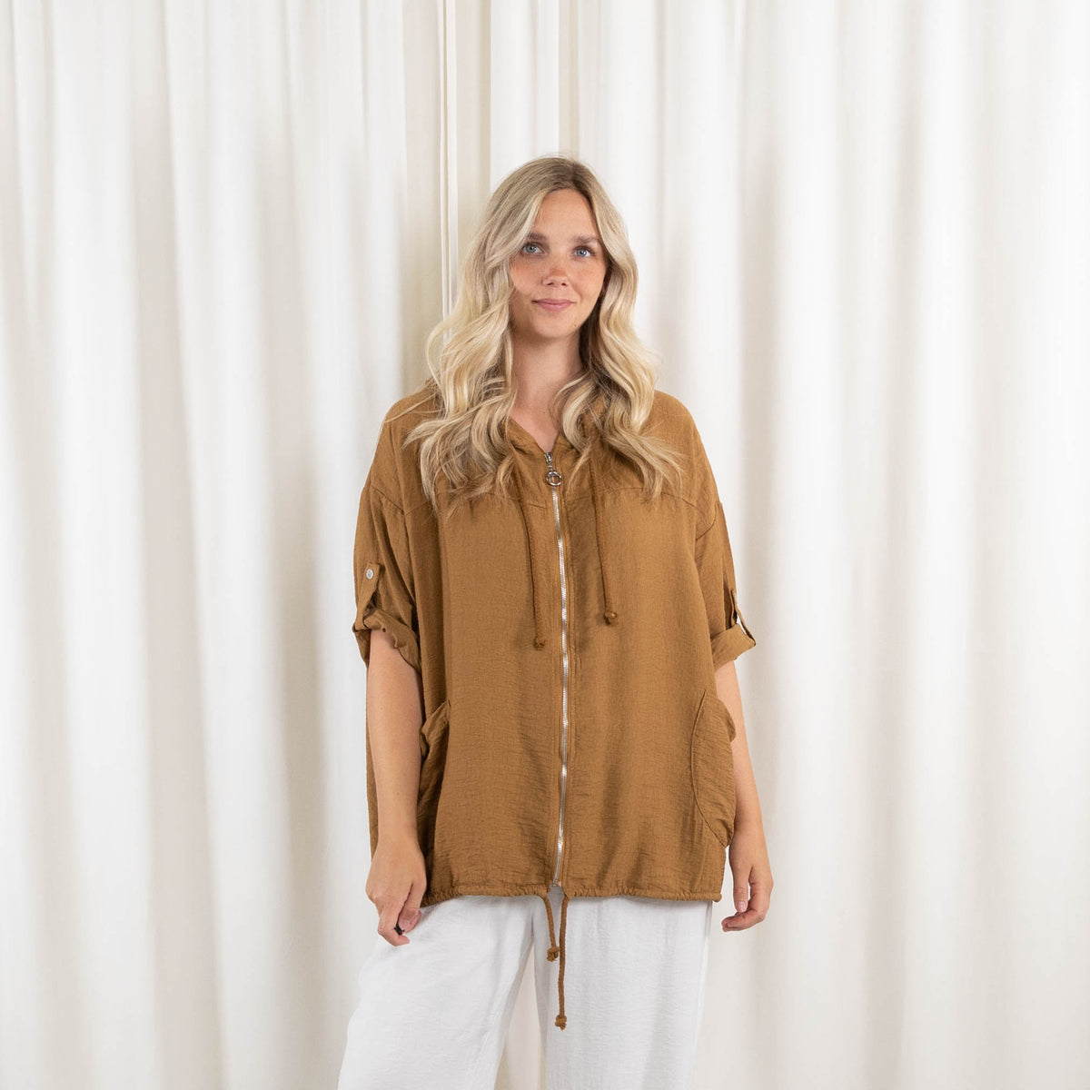 Jenny cardigan, Camel