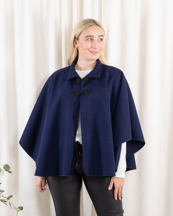 Madison poncho, Navy