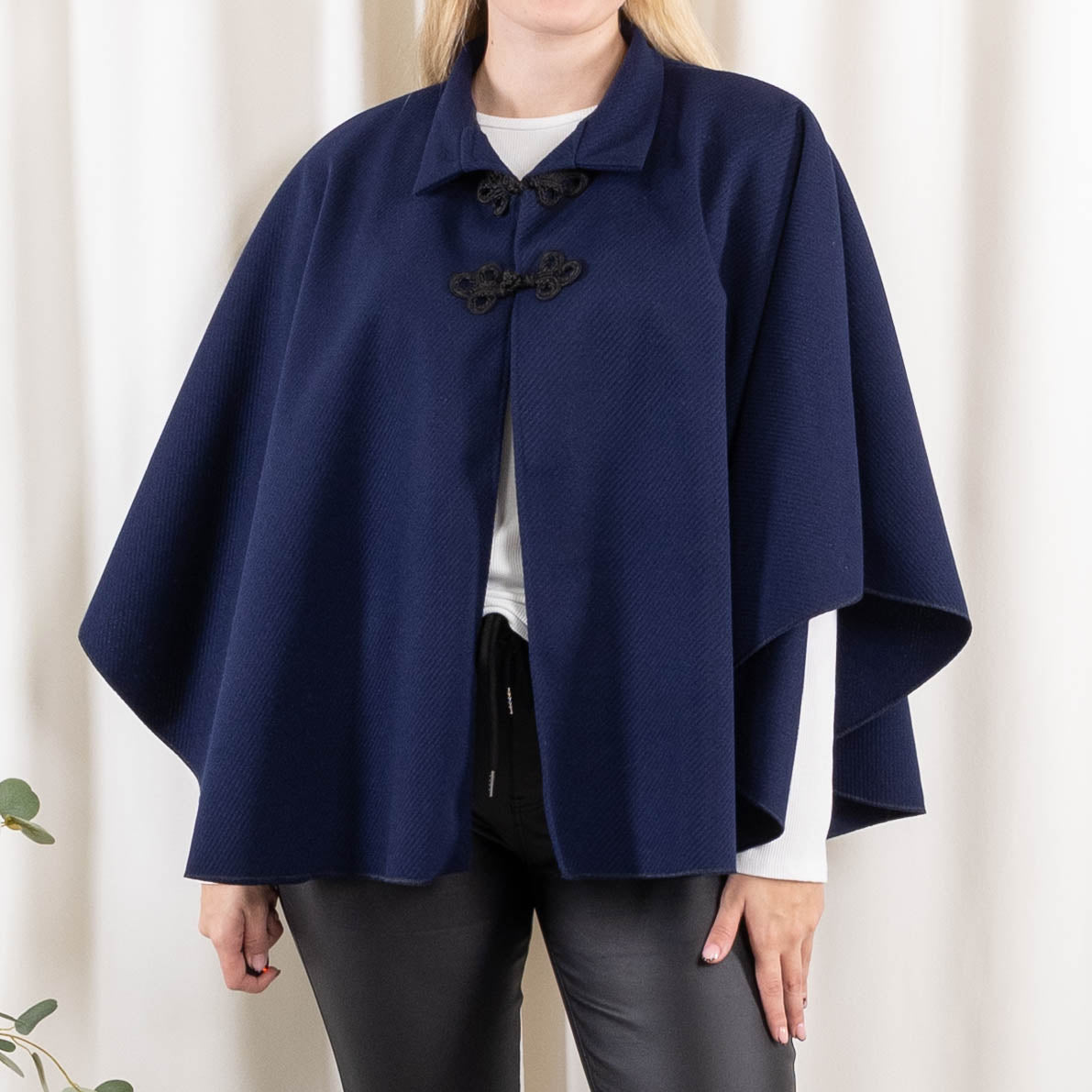 Madison poncho, Navy