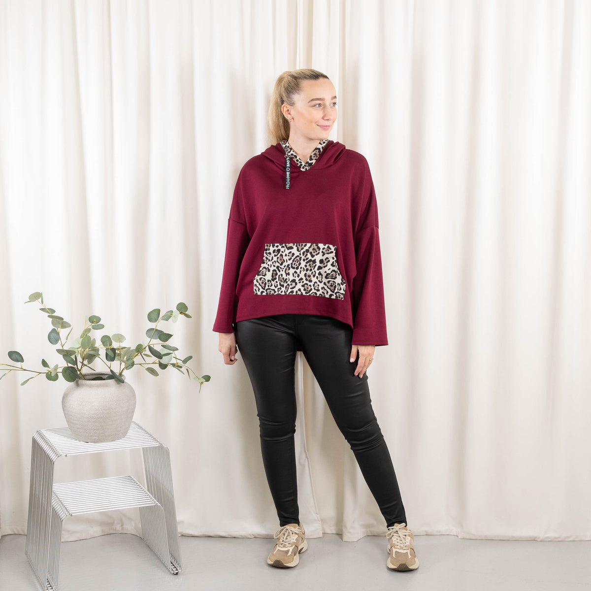 Skylar sweatshirt, Bordeaux
