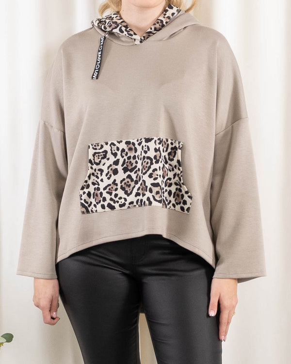 Skylar sweatshirt, Taupe