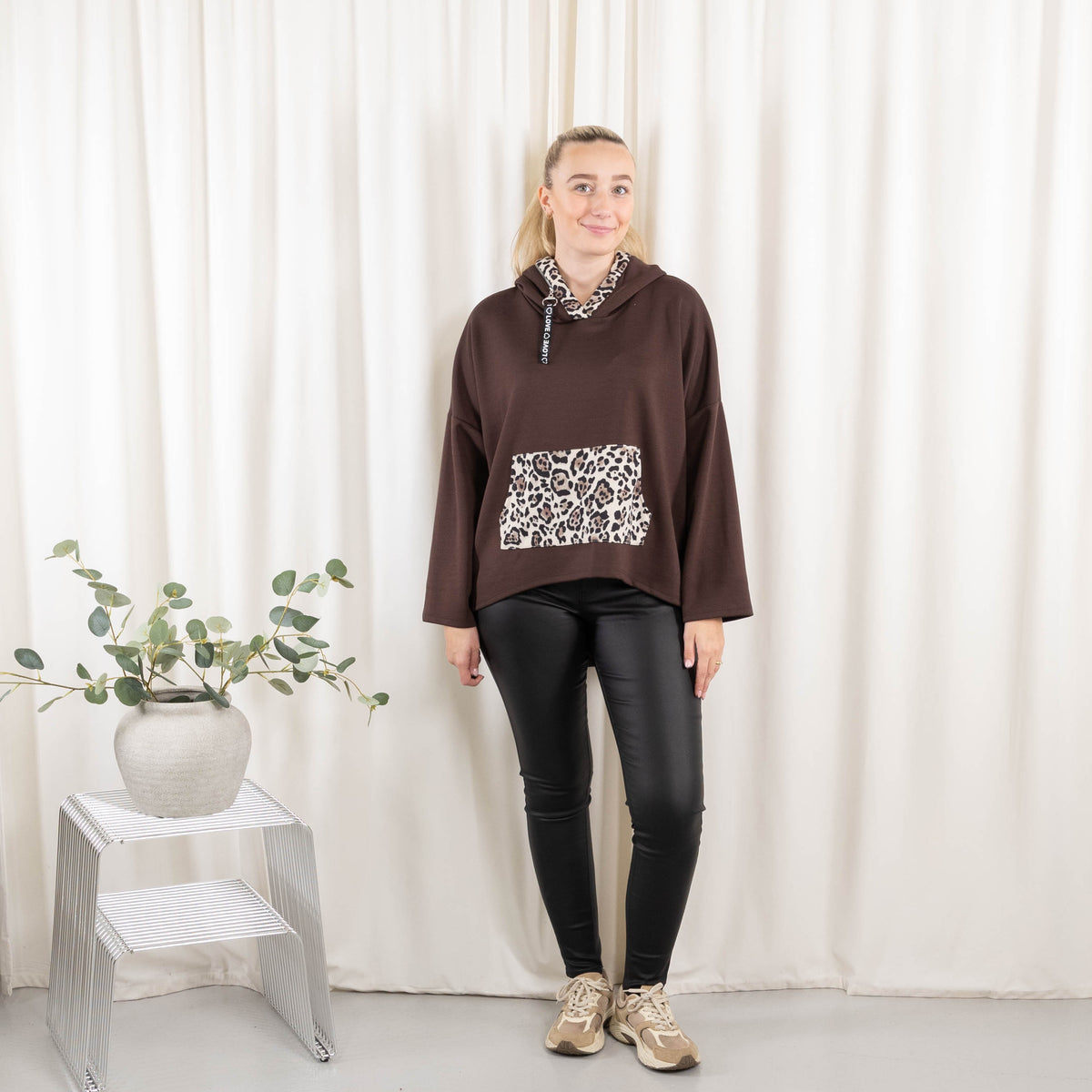 Skylar sweatshirt, Choko