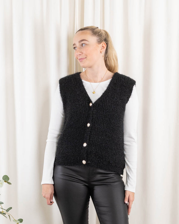 Blanca cardigan, Sort