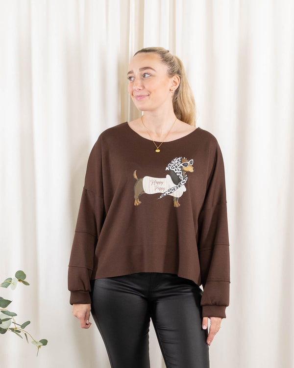 Puk sweatshirt, Choko