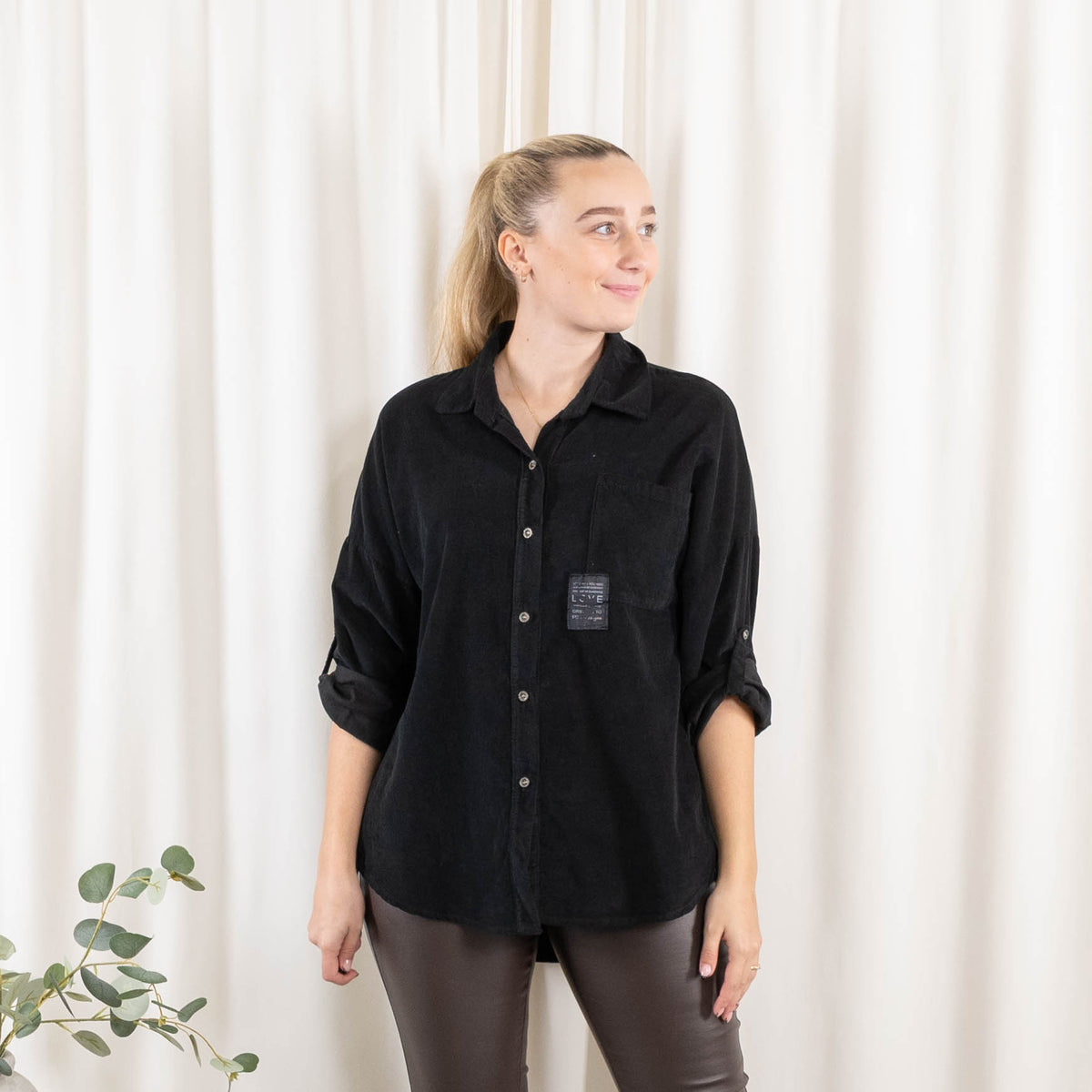 Miriam skjorte, Sort