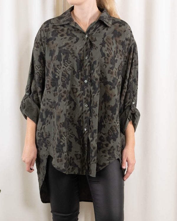 Vivian skjorte, Khaki