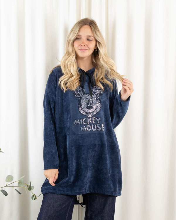 Mickey sweatshirt, Navy