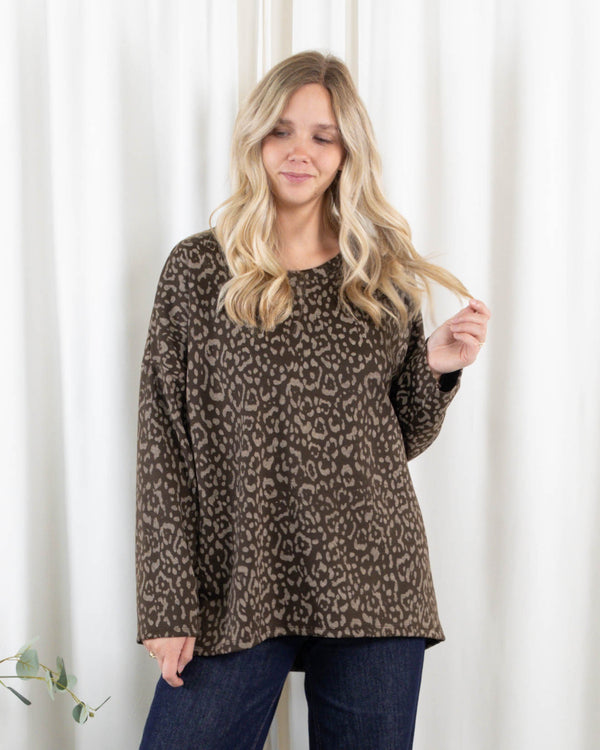 Mynte sweatshirt, Choko