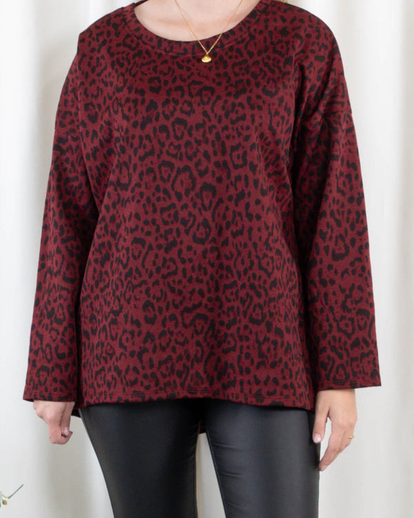 Mynte sweatshirt, Bordeaux