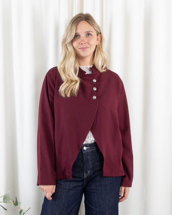 Carmen blazer, Bordeaux